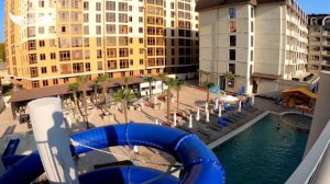 Прибой гранд отель и СПА Лазаревское. Трансфер и двор.