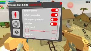 Chicken gun 3.2.06 mod menu/cheats(читы мод меню): god mode, speed, money, damage, ammo, etc...
