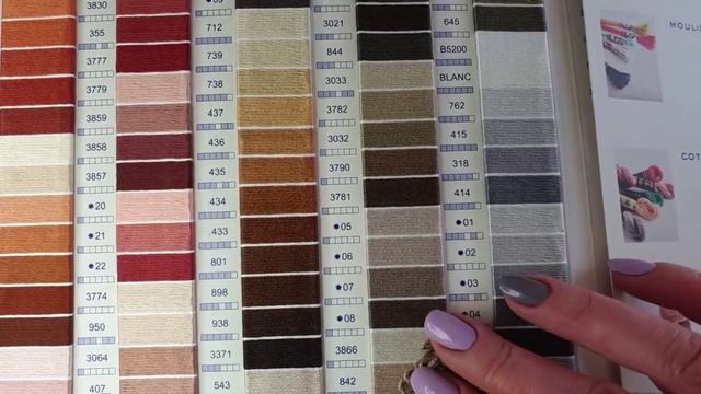 Альпийская мандала от Chatelaine. Шелка или ДМС? Обзор материалов.