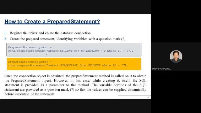 Prepared Statement,Callable Statement JDBC Part II смотреть онлайн