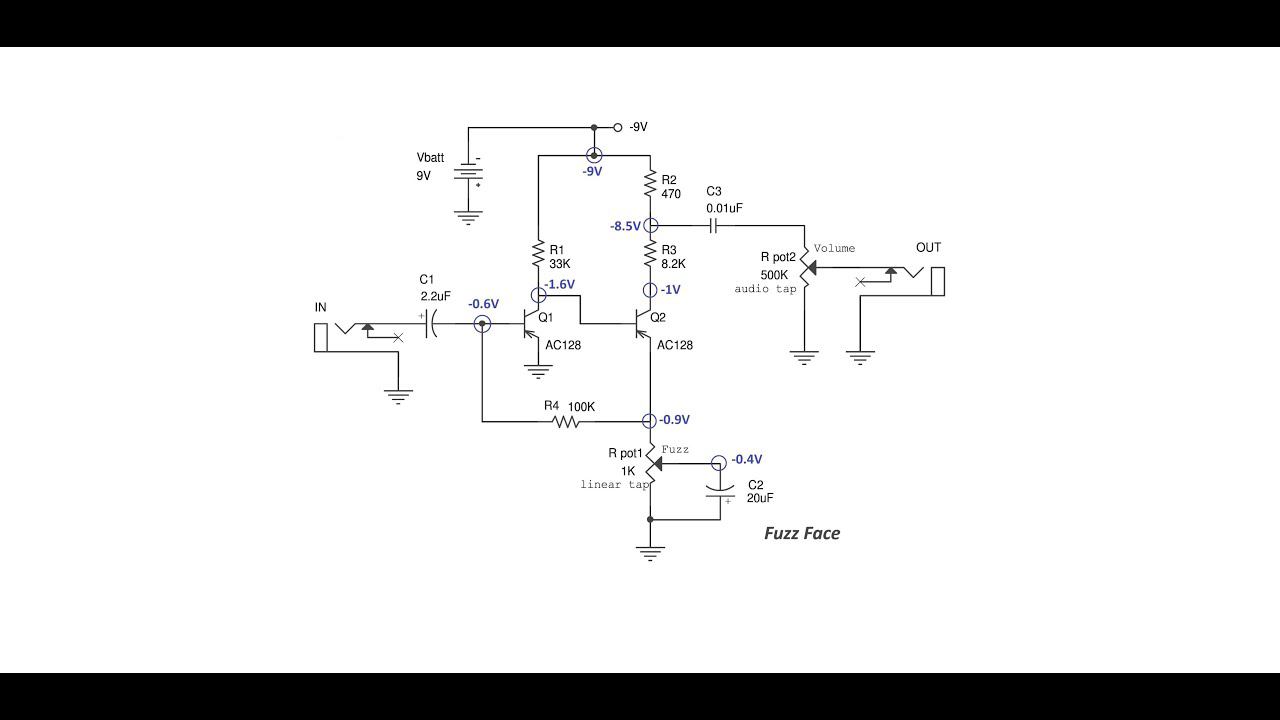 Педаль эффектов своими руками - часть первая. Схема и обозначения.