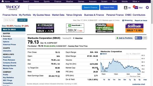 VIDEO 2 YAHOO FINANCE STOCK PRICE DATA BETA, MARKET CAP, DIVIDEND YIELD смотреть онлайн