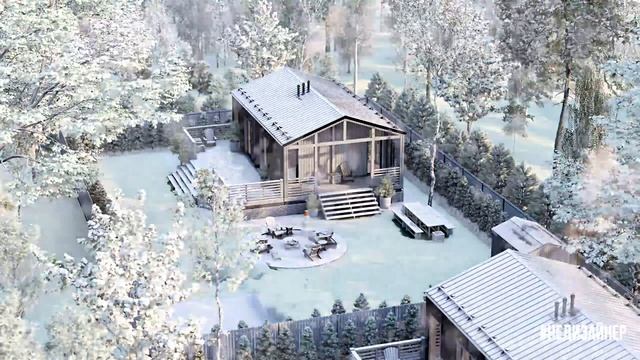 Презентация серии модульных каркасных домов в стиле "Барнхаус". 36 кв.м. и 72 кв.м. Быстровозводимы смотреть онлайн