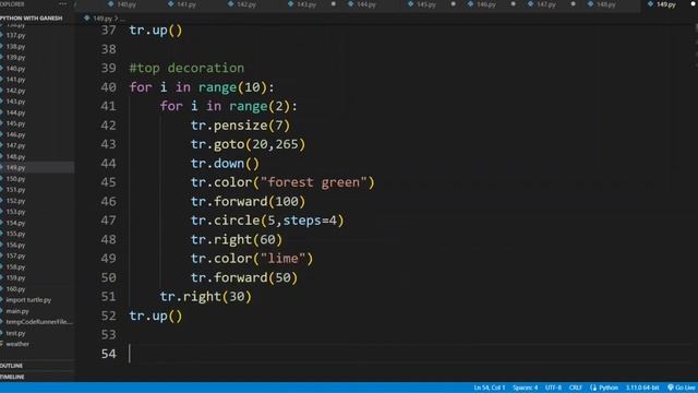 drawing happy New year using python turtle graphics ??#subscribe смотреть онлайн