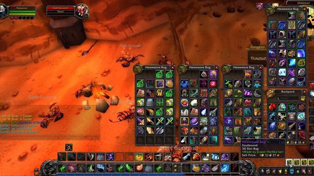pendelum of doom drop form a a scorpion in uldaman смотреть онлайн