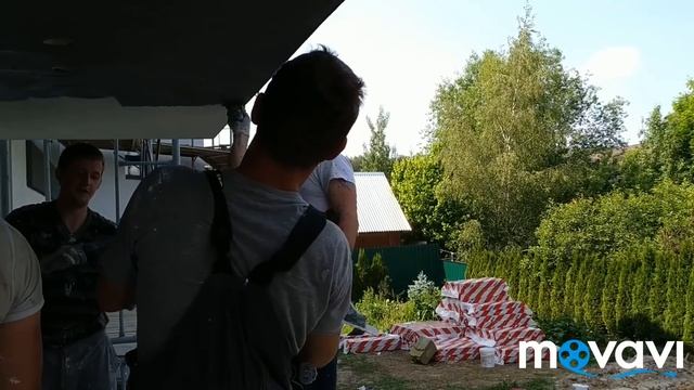 Нанесение камешковой декоративной штукатурки металлическими и пластиковыми тёрками, потолок смотреть онлайн