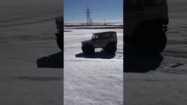 УАЗ на ободрышах (шинах низкого давления)в Павлодарской области смотреть онлайн