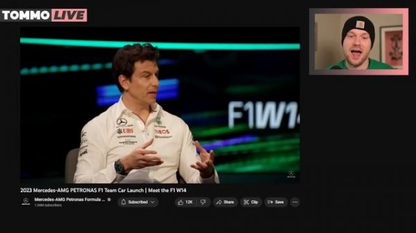 LIVE: Let's watch the Mercedes 2023 Formula 1 Car Launch