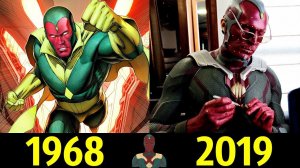 Вижен - Эволюция (1968 - 2019) ! Все Появления !