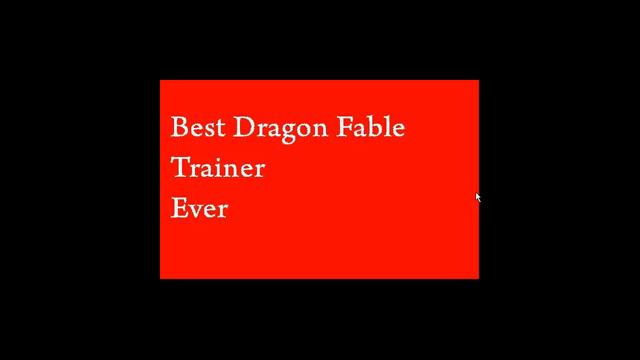 Great Dragon Fable Trainer 2011 смотреть онлайн