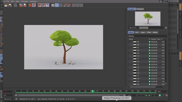 How to render animation in Cinema 4D - T063 смотреть онлайн