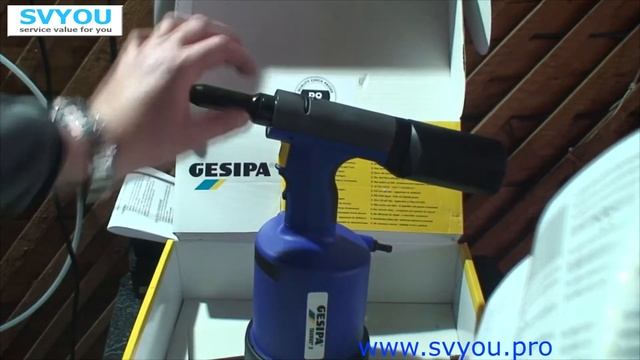 Обзор пневмогидравлического заклепочника GESIPA TAURUS 3 смотреть онлайн