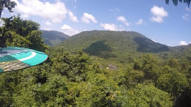 Zipline in Yanoda Rainforest, Sanya, Hainan Review. Travel of China Vlog смотреть онлайн