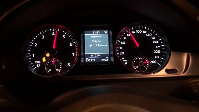 Passat B7 3.6L R36 DSG 0-100 acceleration przyspieszenie смотреть онлайн