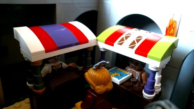 LEGO самоделка средневековая деревня / LEGO medieval village MOC смотреть онлайн