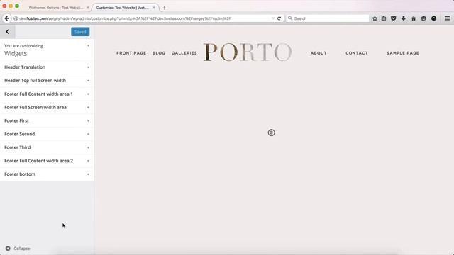 Flothemes :: Porto - Visual Customizer смотреть онлайн