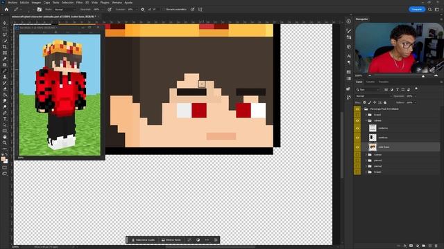 Photoshop | Haz tu SKIN en PIXEL ART (MINECRAFT LIVE) - JH3ZUS смотреть онлайн