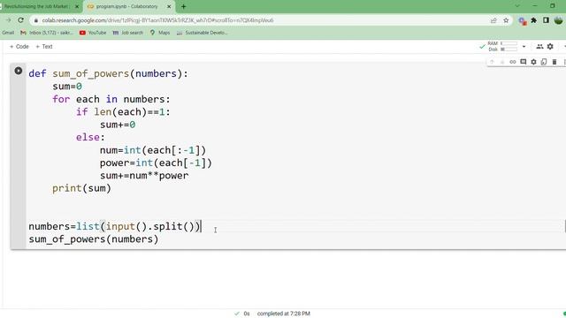 Sum of powers in IDP SET-1 CCBP Python assignment || #ccbp #pythonassignment смотреть онлайн
