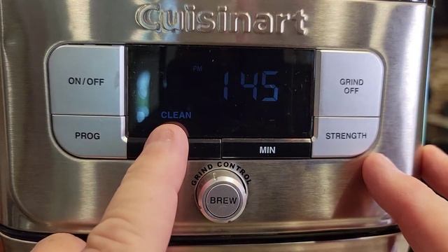 DESCALE VINEGAR Cuisinart DGB-800 Automatic Burr Grind and Brew 12 Cup Coffee Maker CLEAN LIGHT ON? смотреть онлайн