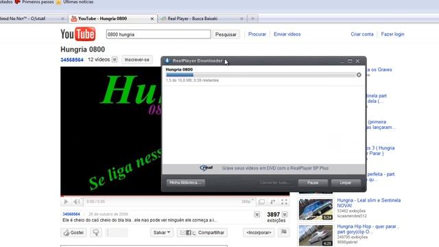 Como Converter Video pelo Real Player ou Baixar Video do Youtube смотреть онлайн