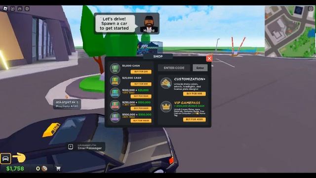 *NEW* UPDATE! CASH* CODES! [SUMMER?] Taxi Boss ? ROBLOX смотреть онлайн