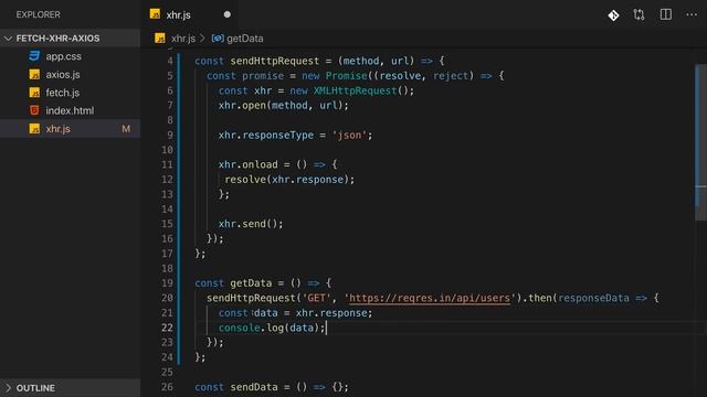 Sending JavaScript Http Requests with XMLHttpRequest смотреть онлайн