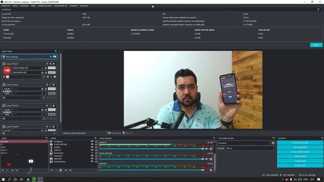 Trocar cenas no OBS pelo celular ou tablet смотреть онлайн