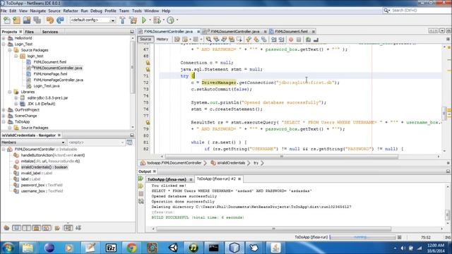 JavaFX Tutorial #4: Login Scene Using SQLite Database смотреть онлайн