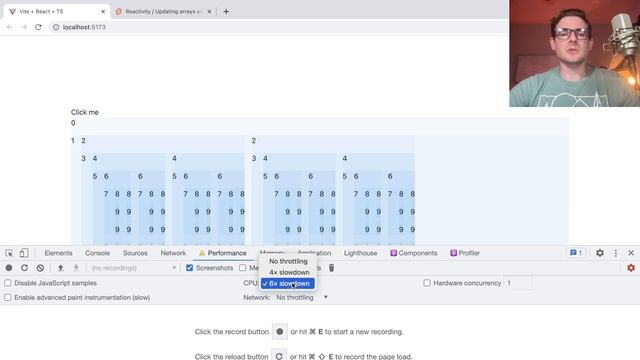 How many components can react render in 1 second? смотреть онлайн