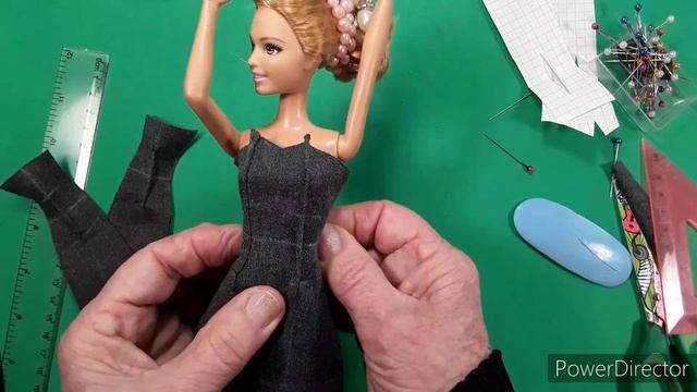 Сказочное кожанное маленькое черное платье. Мастер-класс. смотреть онлайн