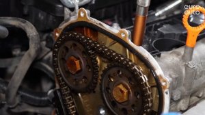 ЕвроАвто / EUROAUTO - Замена цепи Volkswagen Polo седан 1.6 на двигателе CFNA