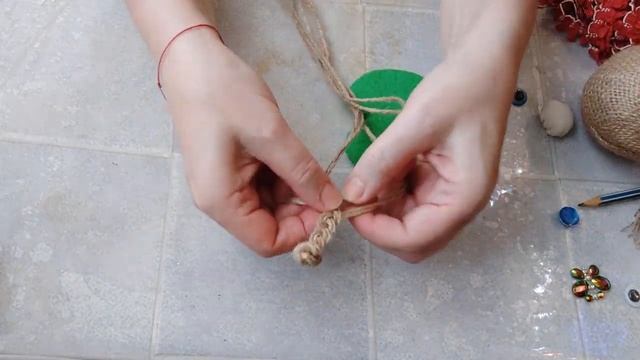 Оберег для дома из мешковины и джута . DIY/рукоделие. #оберег #измешковины смотреть онлайн