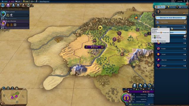 CIVILIZATION 6 | ROME | PATH TO GLORY LET'S PLAY | PART 1 | EMPEROR смотреть онлайн