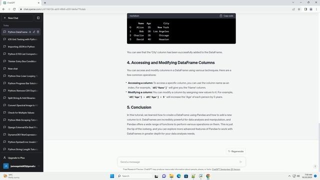 Python Data Frames adding a column смотреть онлайн