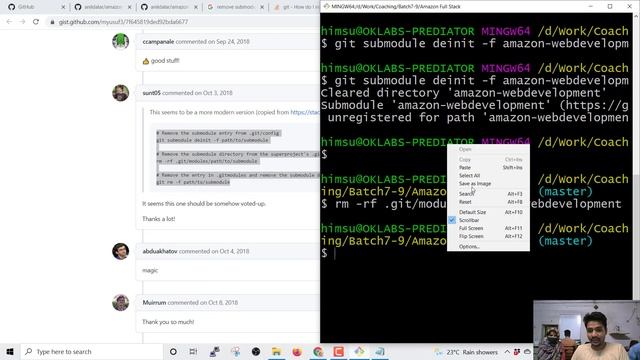 How to remove submodule in git [38b] смотреть онлайн