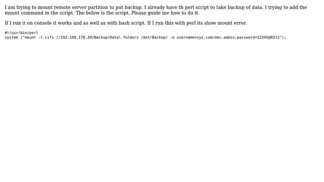 DevOps & SysAdmins: Mount remote partition using perl scripts смотреть онлайн