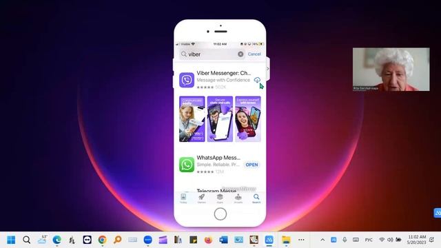 Как установить Viber на нашем iPhone телефоне. Часть1 смотреть онлайн