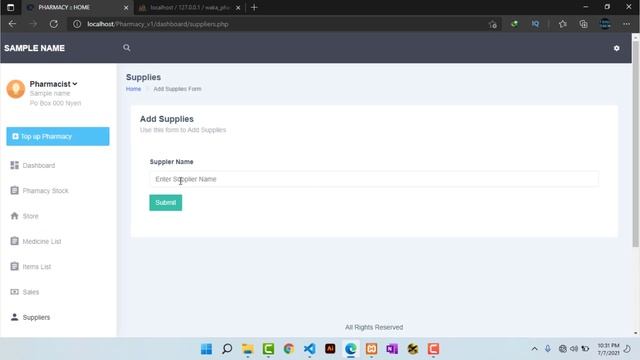 Pharmacy management system in PHP and MYSQLI || PHP Project || WITH SOURCE CODE смотреть онлайн