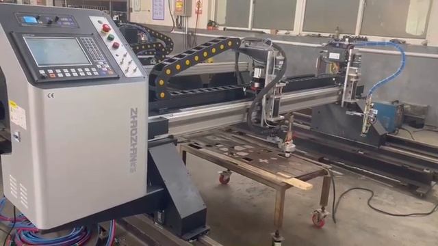 Портальный станок плазменной и газовой резки 2,5*6000 метров. смотреть онлайн