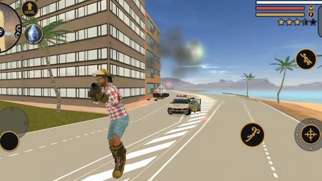 Vegas Crime Simulator (Vegas Hero Fight ?♂️ Police Helicopter)?♂️Superhero Destroy Police Car смотреть онлайн