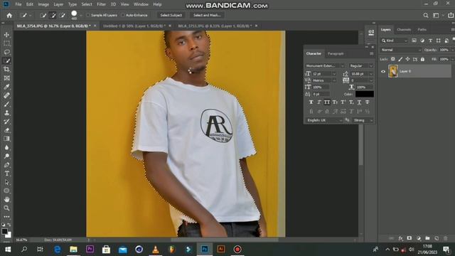 How to crop an image in Photoshop using the lasso and quick selection tool in 10 seconds смотреть онлайн
