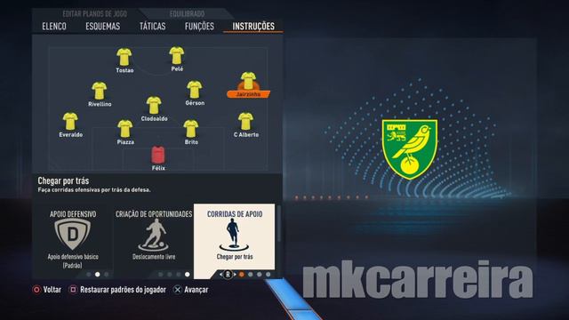 ESQUEMA TÁTICO / BRASIL COPA DE 70 /FIFA 23(PS4-PS5) смотреть онлайн