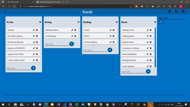 Kards | Trello Clone in Vanilla JavaScript/HTML5/CSS смотреть онлайн