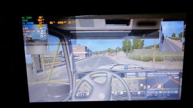 American Truck Simulator : HD3000 + i5 2450M | Lowest 1280x720 25% смотреть онлайн