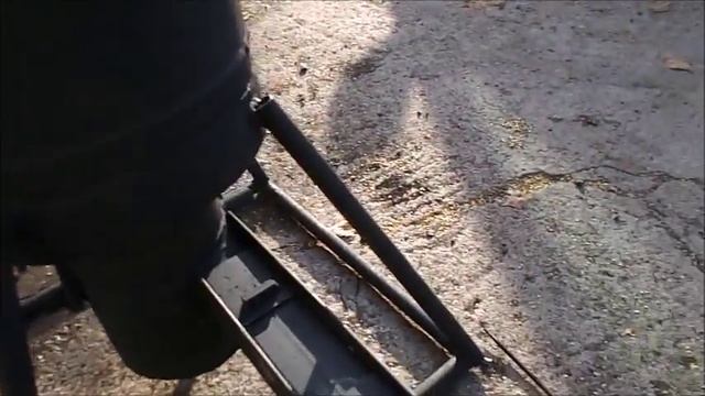 Печь на отработке с водяным контуром. смотреть онлайн