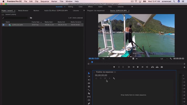 Начало Работы c Adobe Premiere Pro CC 2017 #1 смотреть онлайн