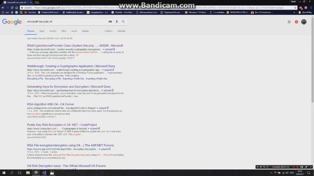 RSA encryption decryption c# смотреть онлайн