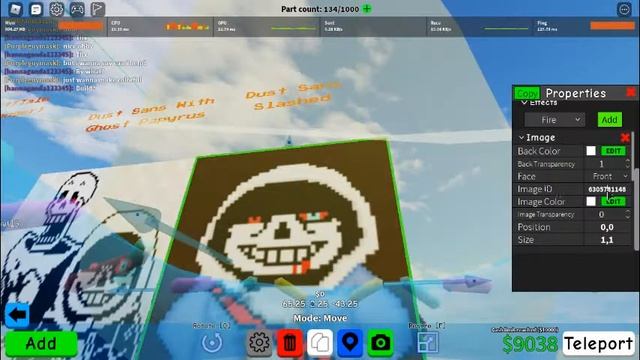 Roblox Obby Creator Dust Sans Image Id смотреть онлайн