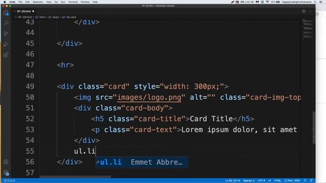 Bootstrap Tutorial 35 - Card - 1 - Bootstrap tutorial for beginners смотреть онлайн