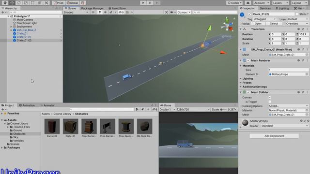 Курс -1.1 Симулятор вождения.Создание игр на Unity. C# для Unity смотреть онлайн
